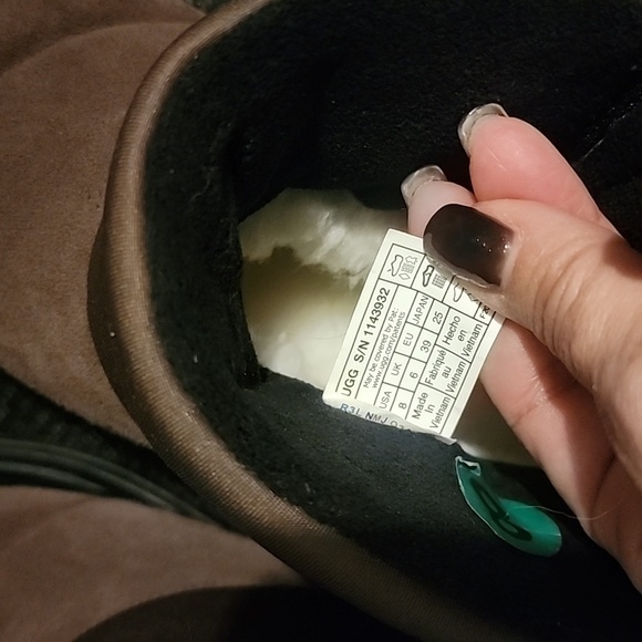 UGG CLASSIC KLAMATH MINI SUEDE TEXTILE WATERPROOF BURNT CEDAR SIZE 8 - Picture 6 of 6